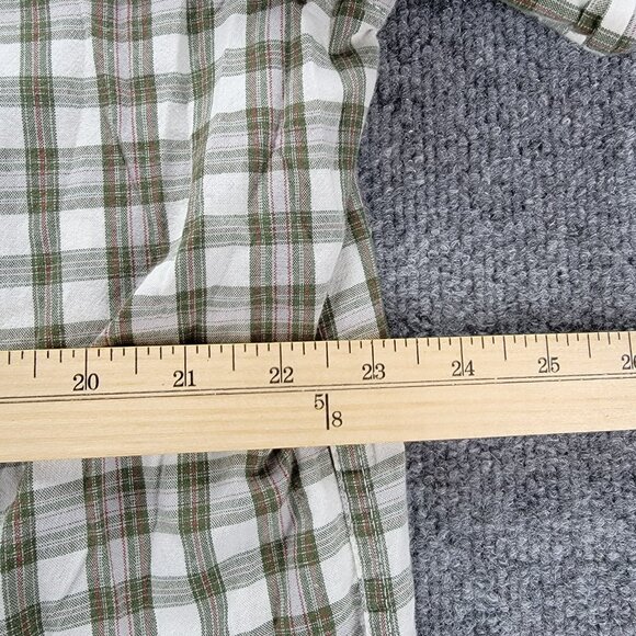 AKOO Hunt Club Shirt Mens 2XL Gray Green Plaid Short Sleeve Western‎ Urban - Picture 4 of 9